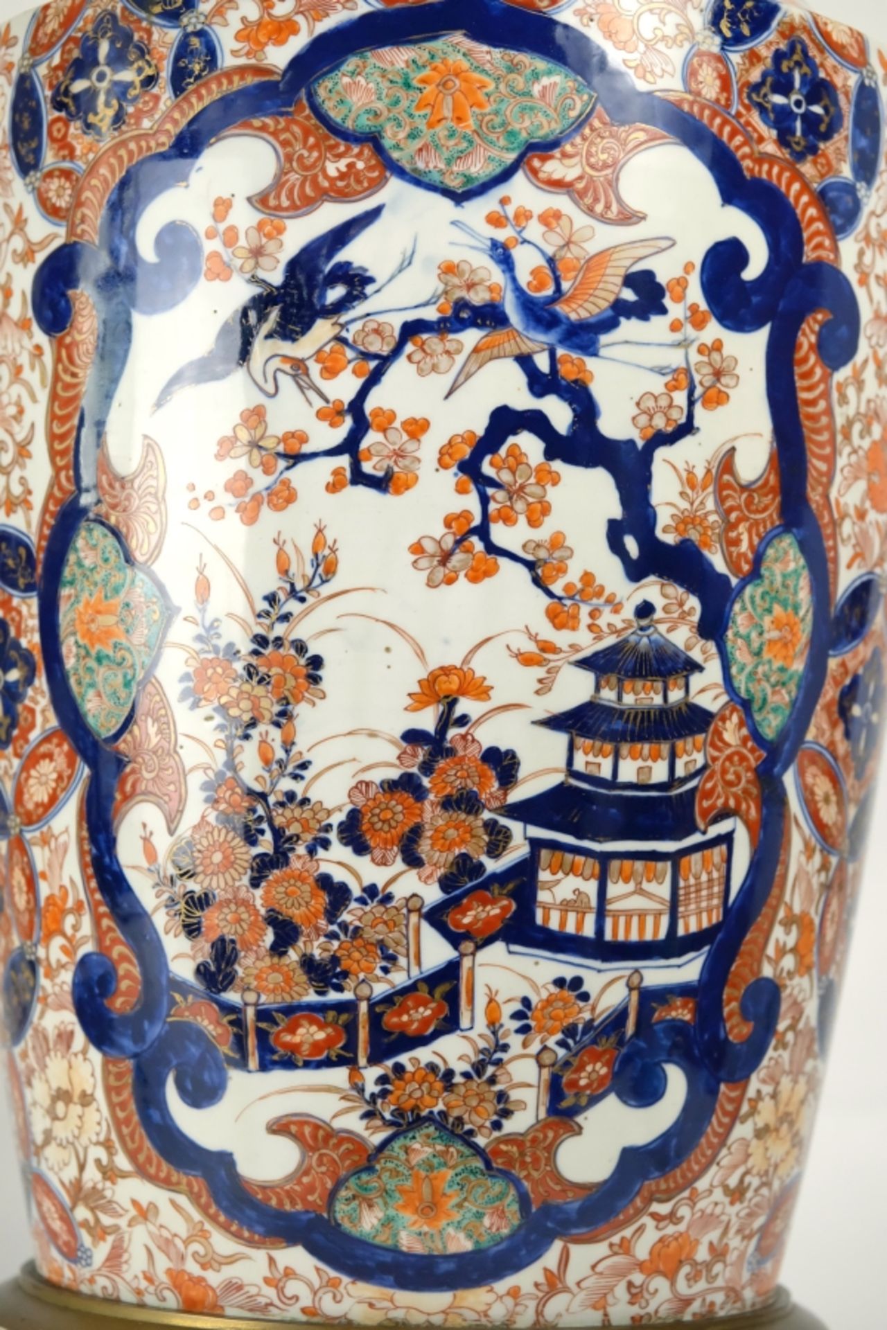 Imari-Bodenvase, Japan, Meji-Zeit. - Bild 2 aus 8