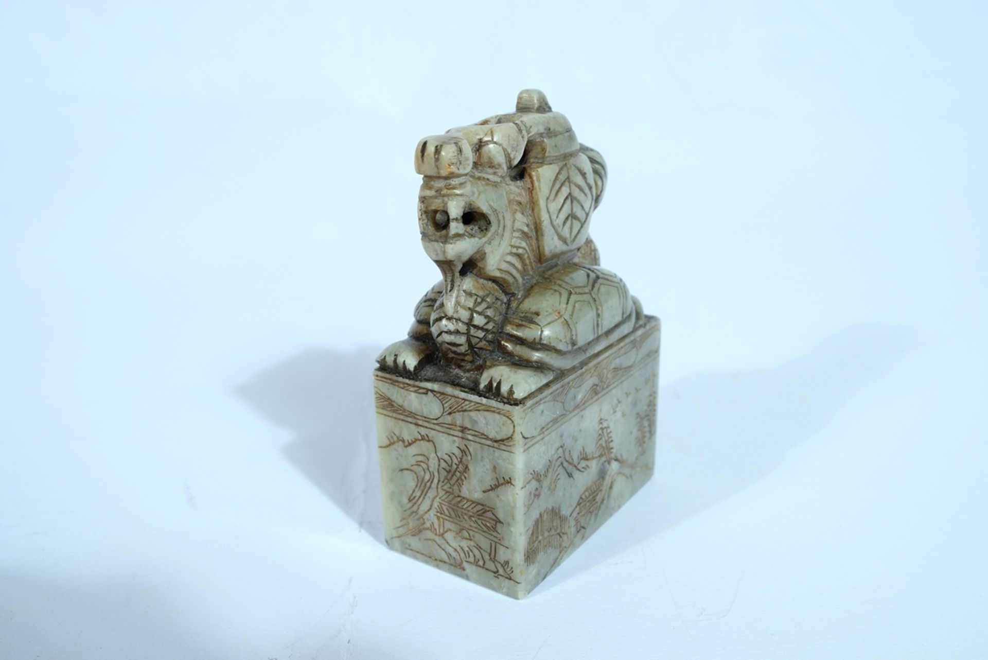 Seal stone,China, carved soapstone.