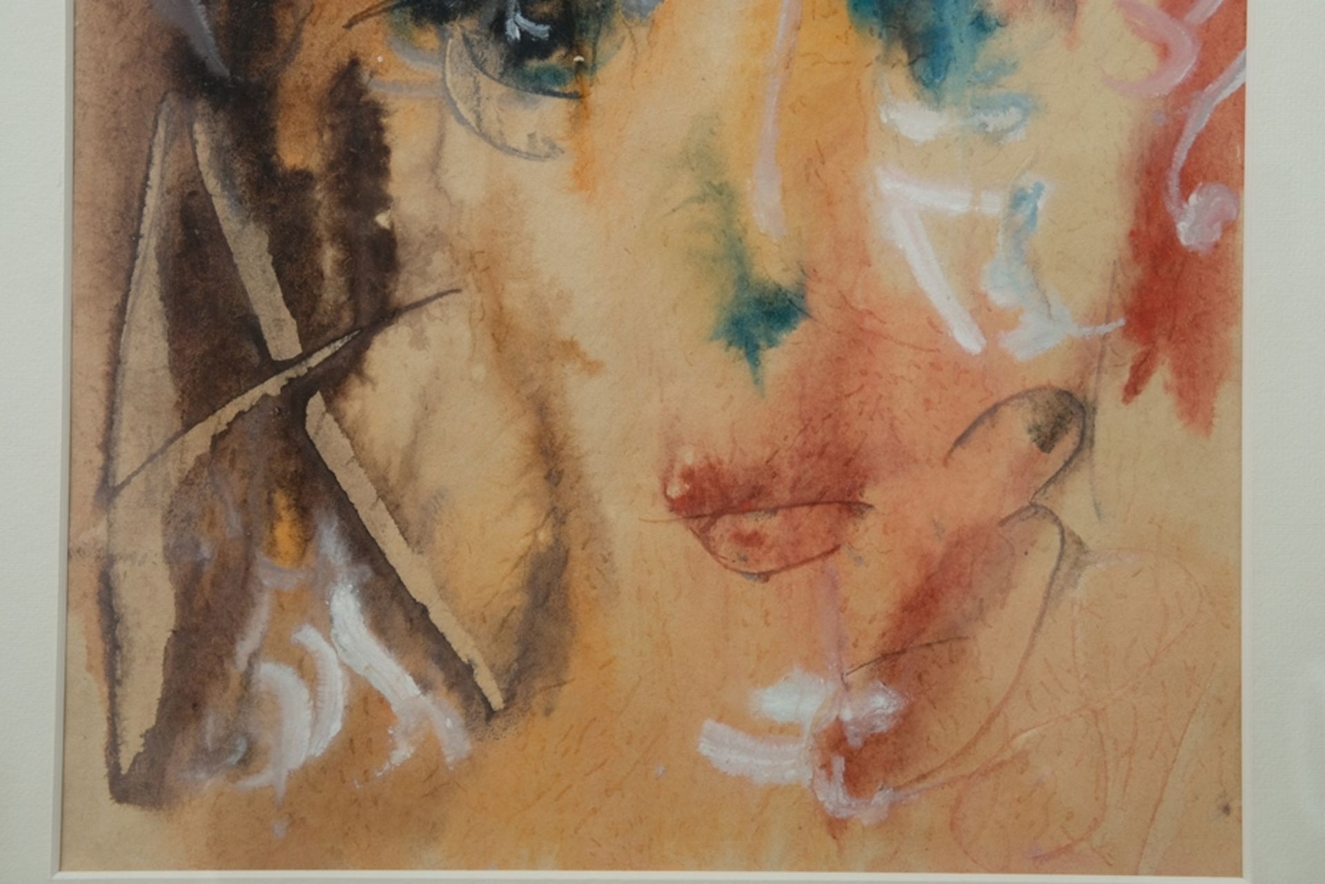 Zverev, Anatolij (1931-1986) Actress II, watercolour.  - Image 3 of 3