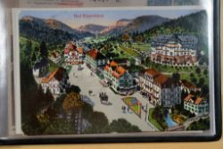 Postkartenalbum mit historischen Postkarten von Bad Rippoldsau.