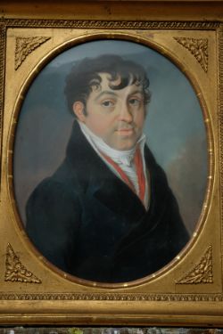Unbekannt (frühes 19. Jahrhundert) Portrait von "Jakob Friedrich Breuninger", um 1800, Gouache. 