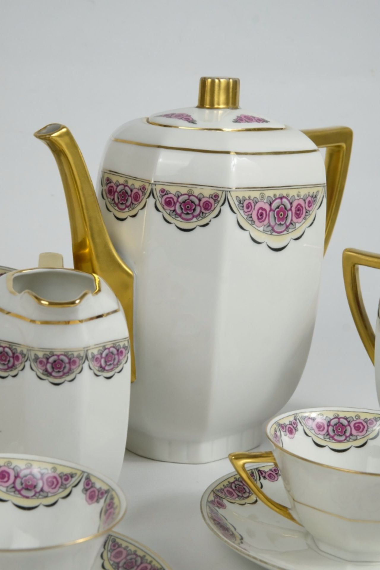 Limoges coffee service, designed by Jean Boyer, around 1925. - Image 2 of 4