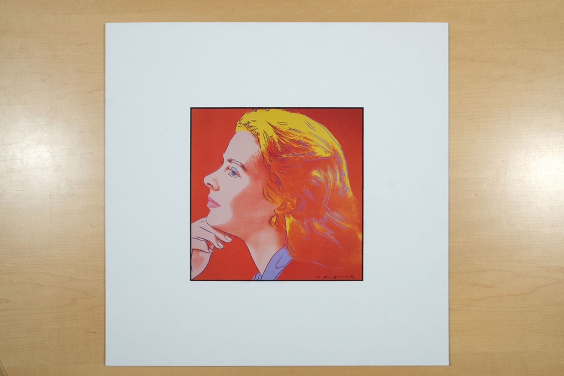 Warhol, Andy (1928-1987) "Ingrid Bergman Herself", 1983, hochwertiger Offsetdruck. - Bild 2 aus 5