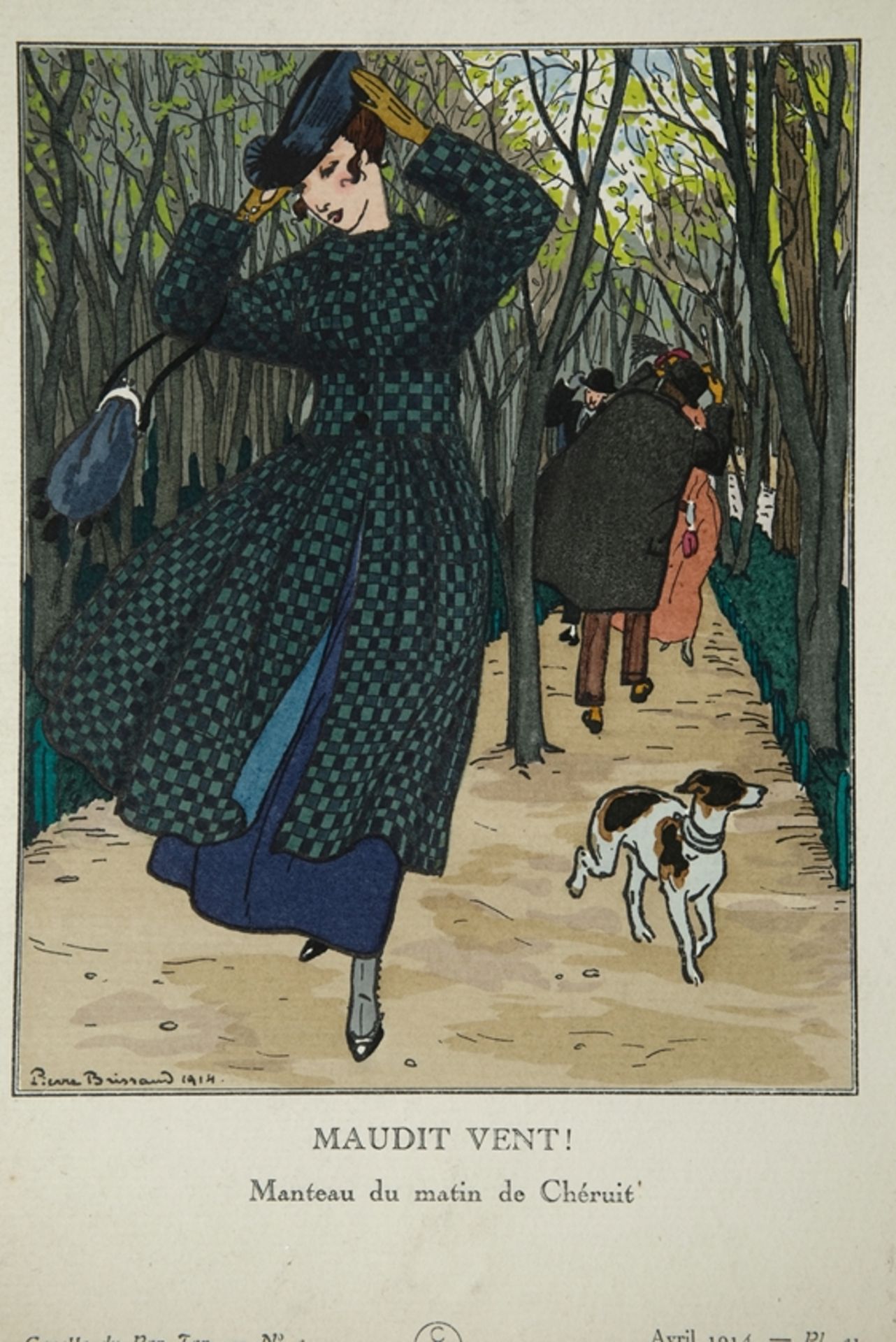 Brissaud, Pierre (1885-1964) Two advertising prints, 1914, lithograph.
