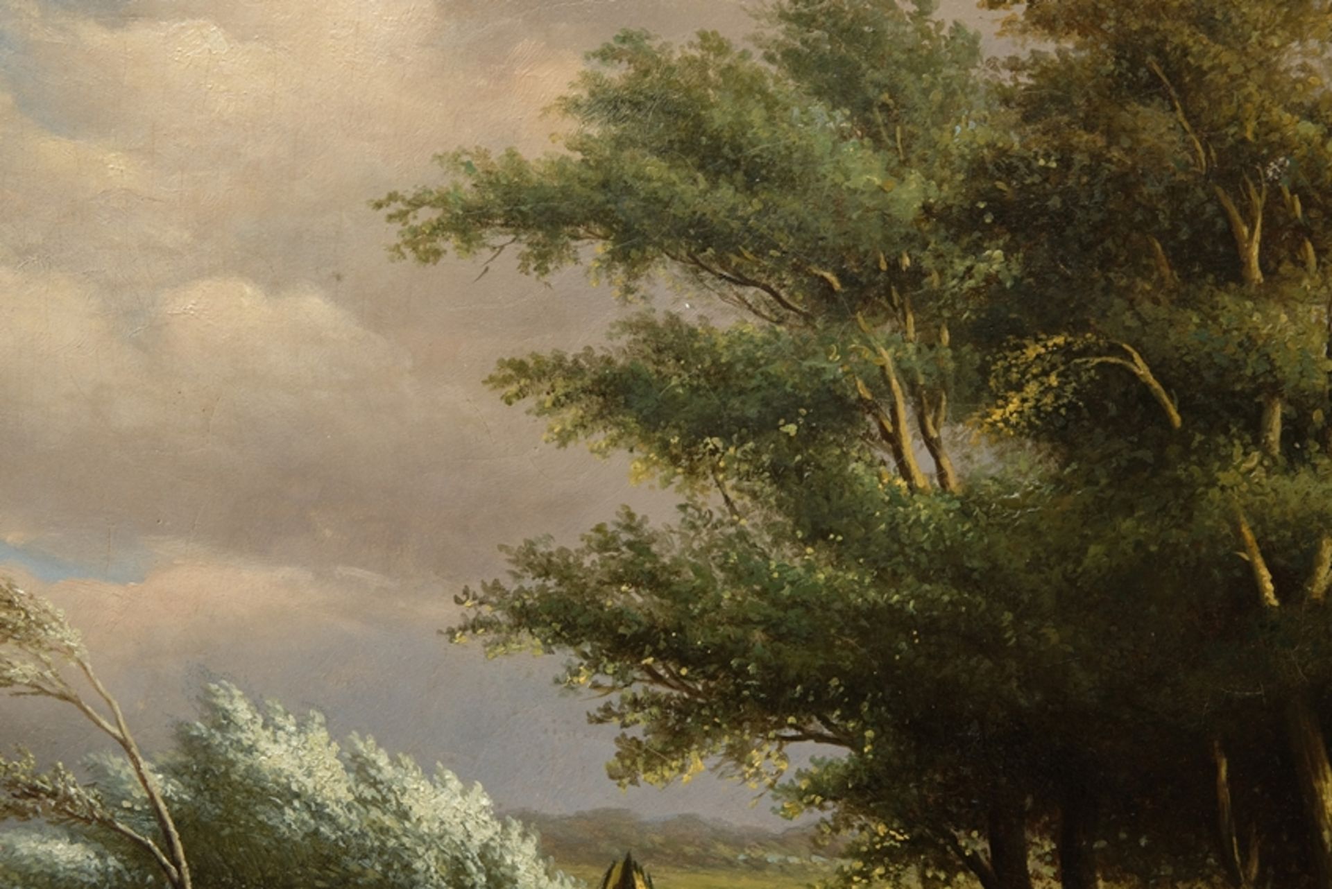 van Wijngaerdt, Anthonie Jacobus (1808-1887), Stormstorm, 1876, oil on panel. - Image 6 of 7