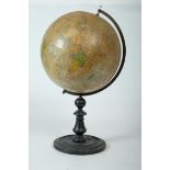 Large globe for educational use, around 1900.