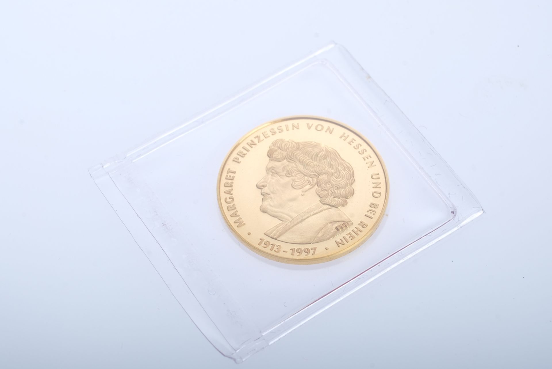 Commemorative coin for the death of Princess Margaret of Hesse and by Rhine.