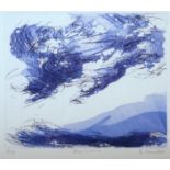 Kaneko, Nao (born 1985) "Bleu Marine", lithograph, 2018.