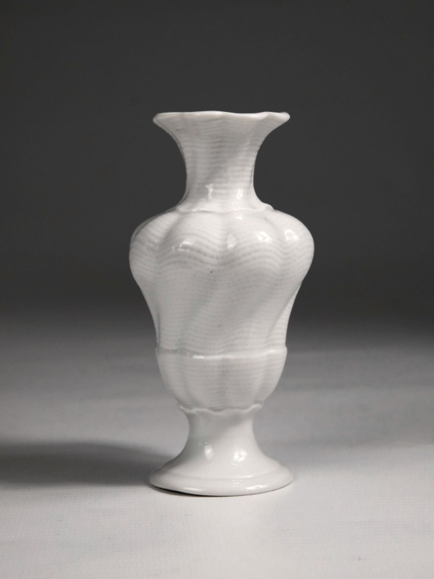 Nymphenburg, small vase in classic white.