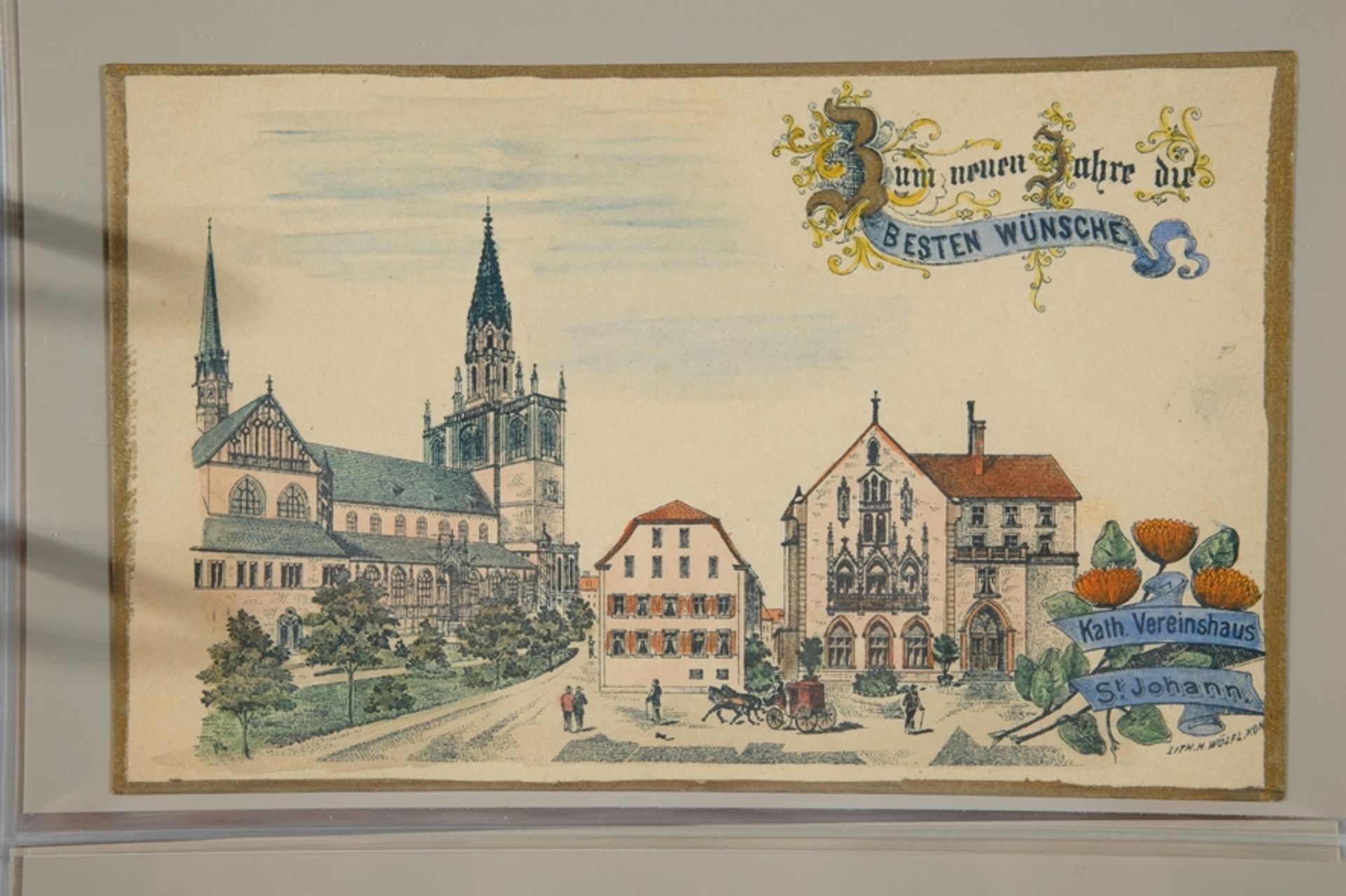 140 Postkarten Konstanz, Album Nr. 6, Sammelschwerpunkt 'Hotels und Gaststätten', Jahrhundertwende  - Bild 3 aus 5