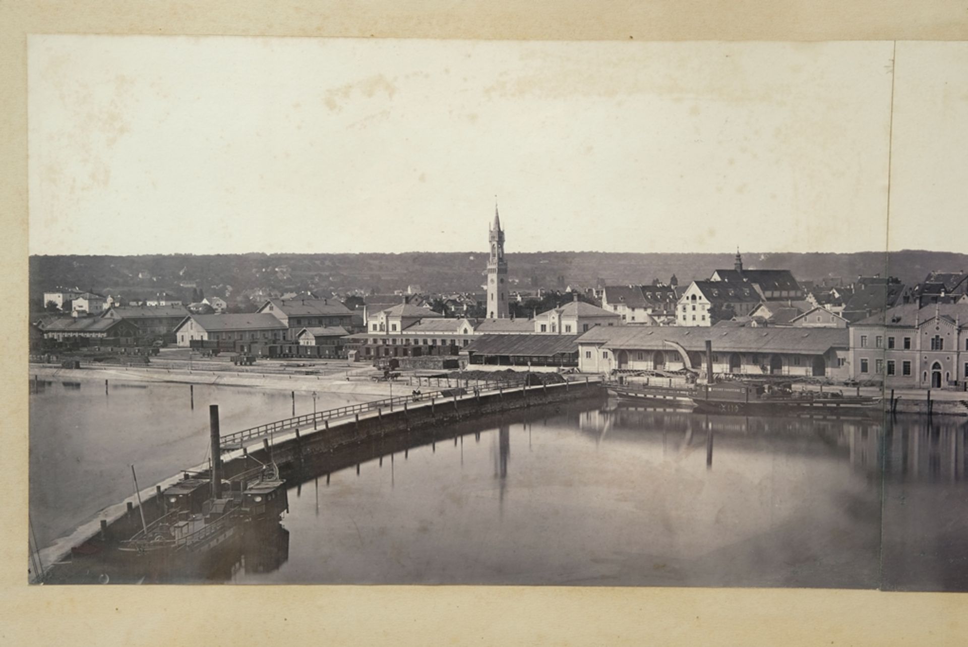 Konstanz-Panorama, Herman Wolf Konstanz, um 1880. - Bild 4 aus 8