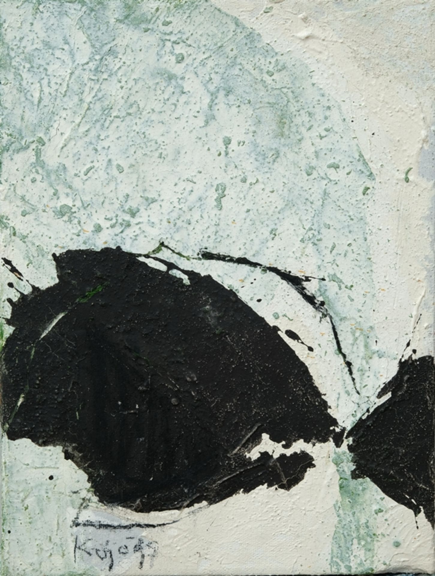 Schrade, Daniel 'Kojo' (1967), undated, mixed media on canvas.