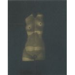 Wunderlich, Paul (1927-2010), "Weiblicher Torso", Farblithographie. 