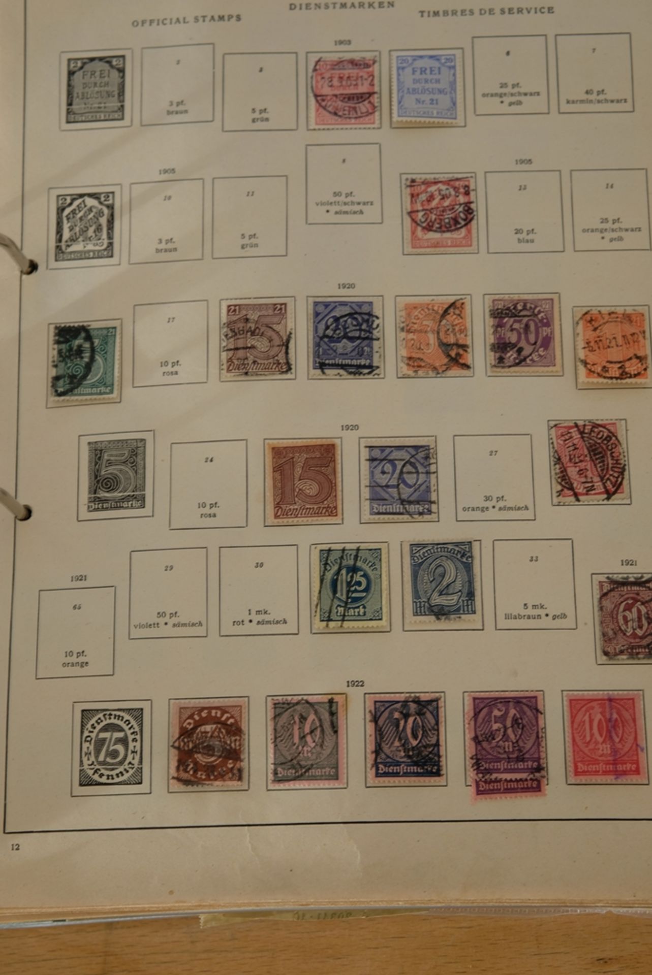 Convolute stamp albums, Europe from 1850, German Reich, Weimar Republic (esp. world economic crisis - Image 3 of 22