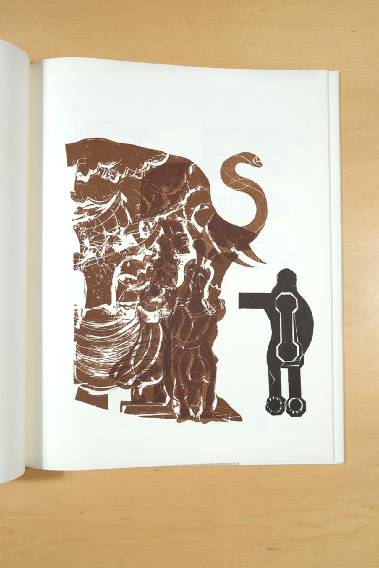 Hagelstange, Rudolf (1912-1984) "Ein Gespräch über Bäume zwischen Rudolf Hagelstange und HAP Griesh - Bild 5 aus 12