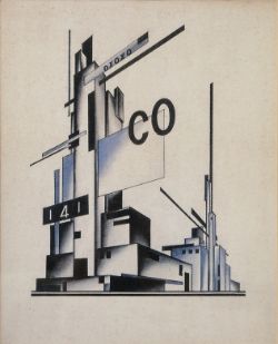 Chernikhov, Yakov Georgievich (1889-1951) Architectural Compositions, Offsetdruck des bekannten Wer