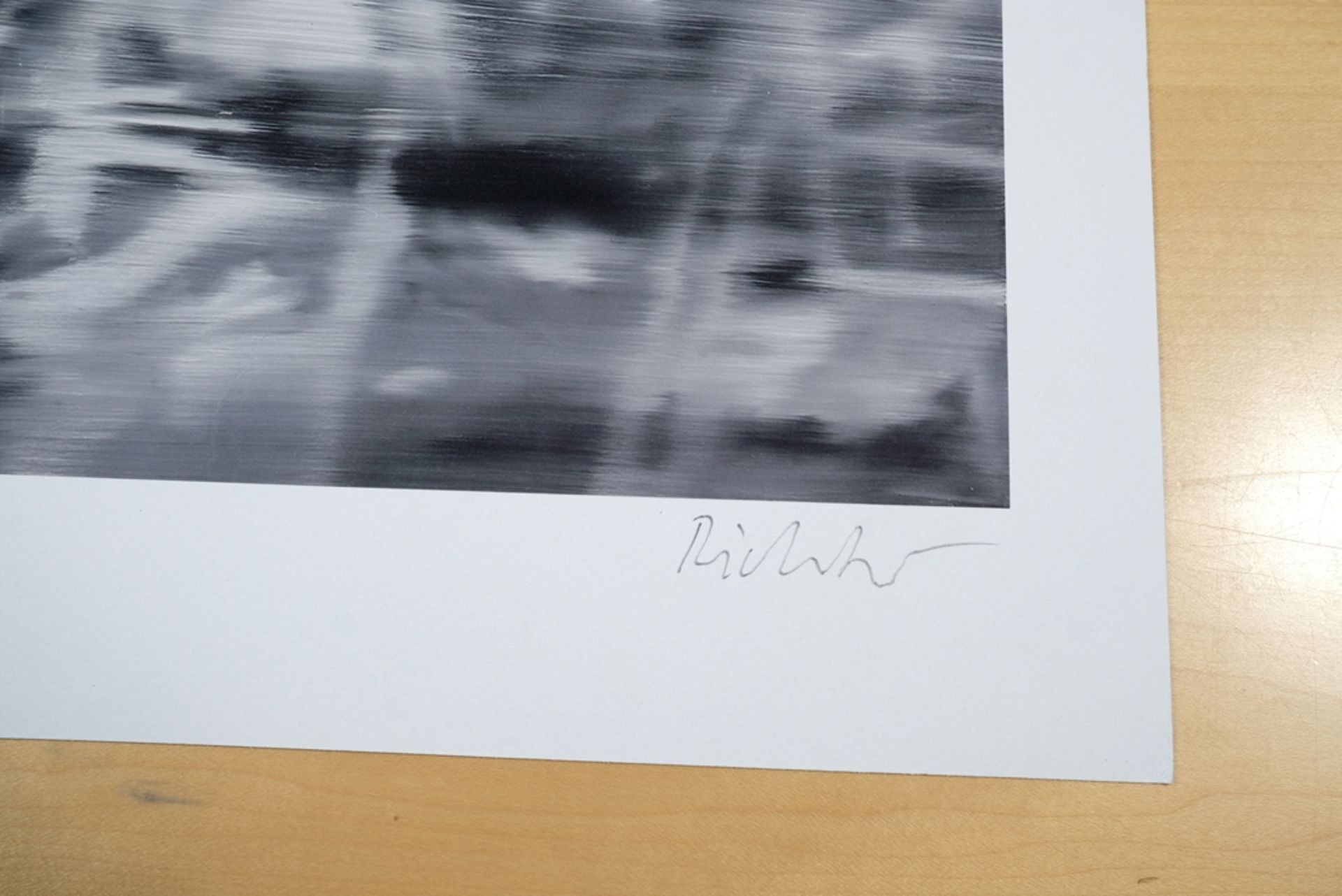 Richter, Gerhard (born 1932) Tiger, after the painting from 1965, offset print on scooped paper.  - Image 3 of 3