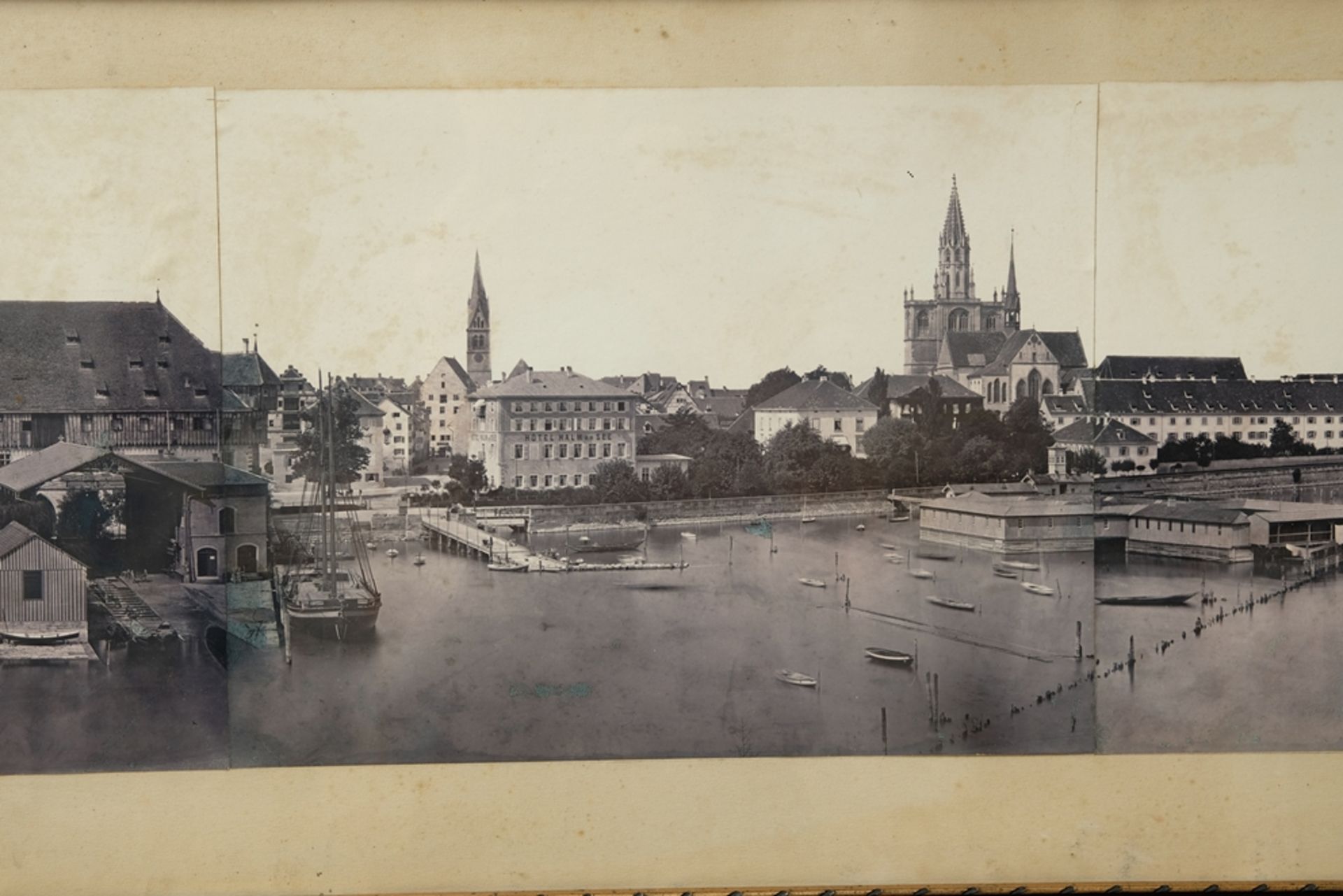 Konstanz-Panorama, Herman Wolf Konstanz, um 1880. - Bild 6 aus 8