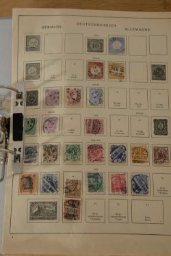 Konvolut Briefmarkenalben, Europa ab 1850, Dt. Reich, Weimarer Republik (insb. Weltwirtschaftskrise