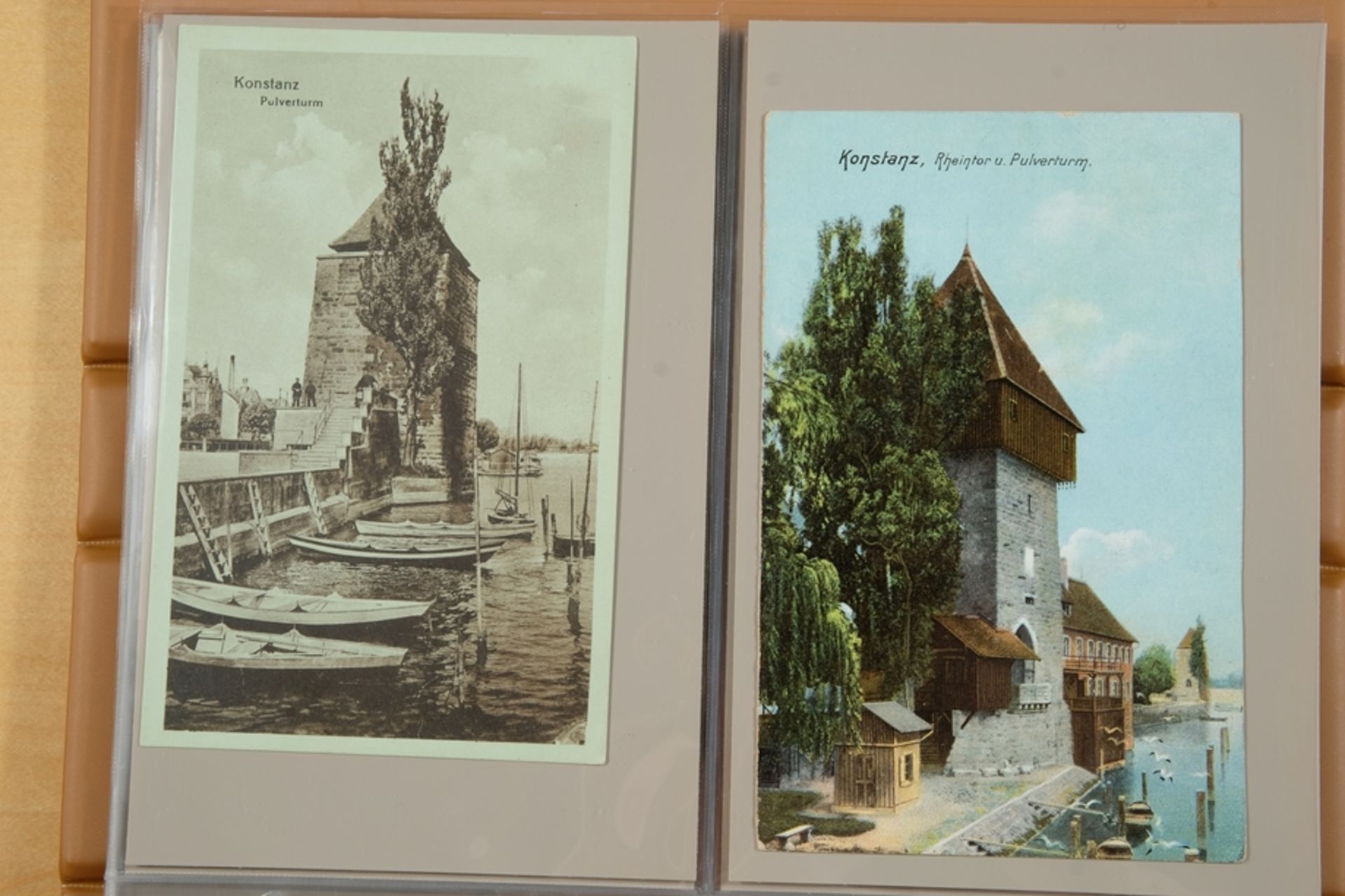 30 postcards of Constance, album no. 13, collection focus 'City gates, towers, columns', turn of th - Image 4 of 4