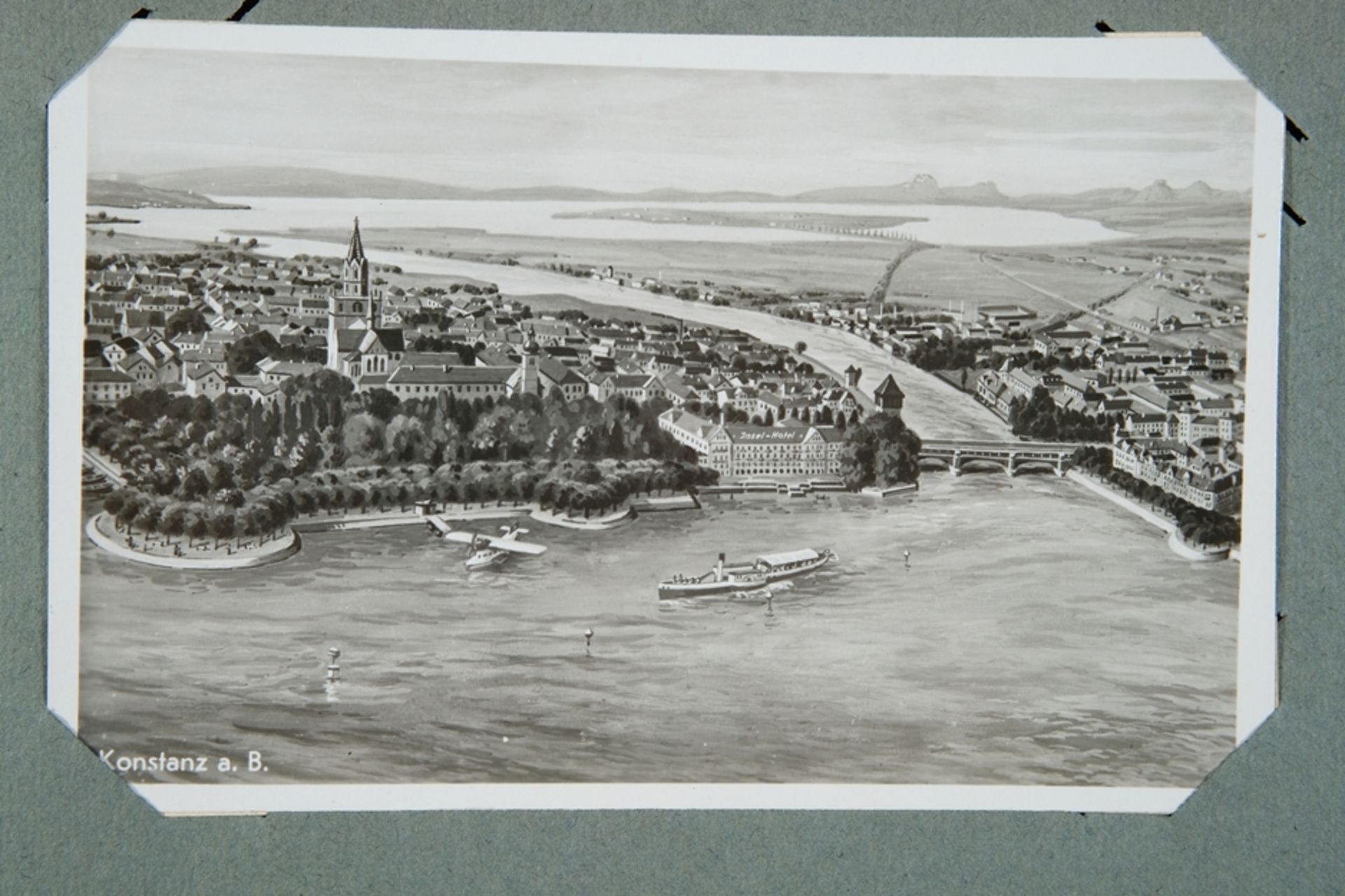 161 postcards of Constance, collection focus 'City and waterfront views', from 1900 upwards  - Image 8 of 10