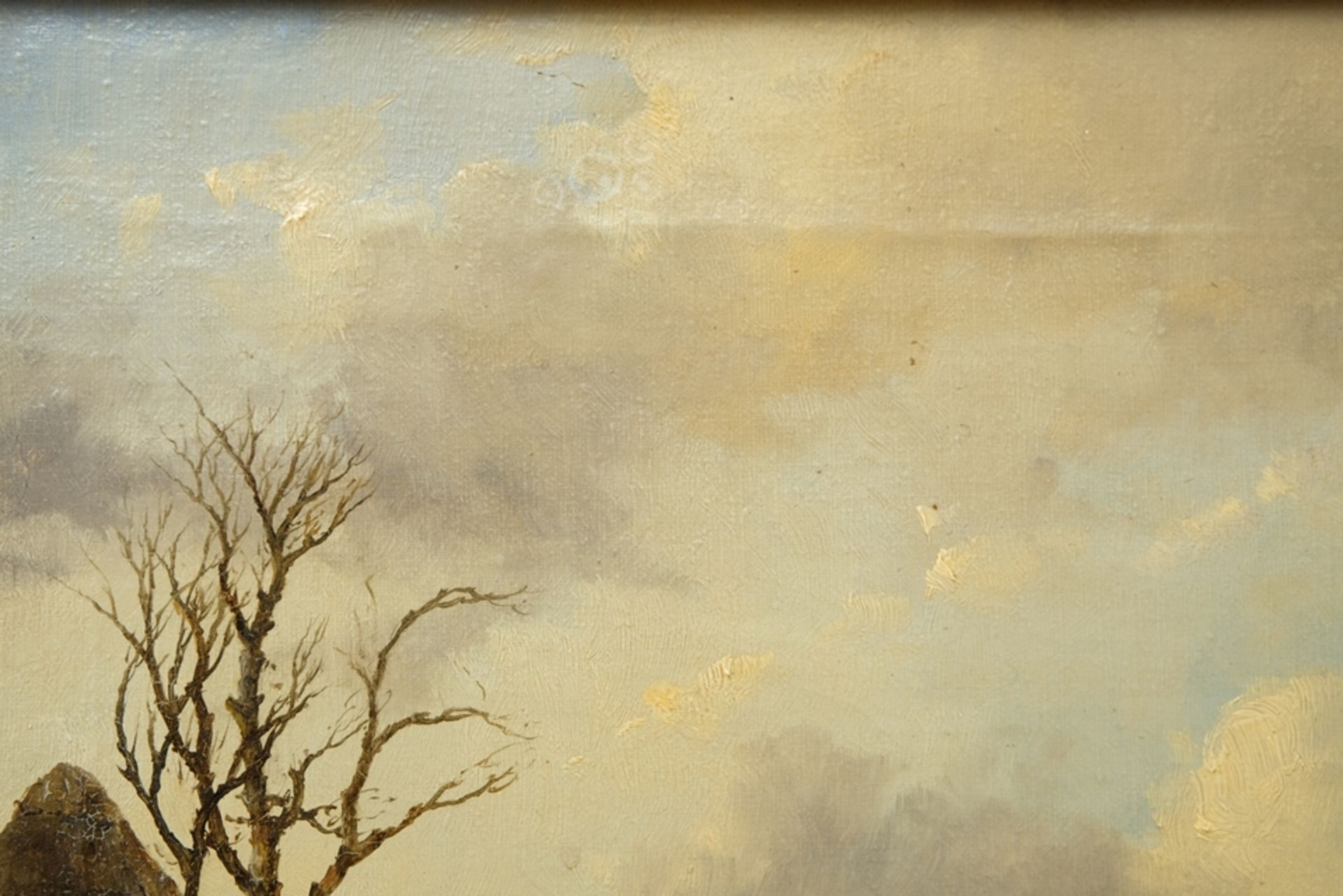de Meyer, Antonji Andreas (1806-1867) (1806-1867) Frozen Coast, no year, oil on canvas. - Image 6 of 7