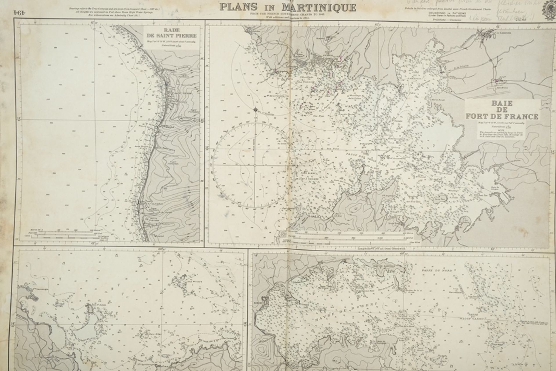 Konvolut an Transatlantik-Karten, nummeriert 1-38, von oben (1) nach unten (38) Karten von zum Beis