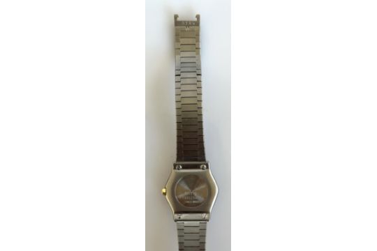 Ebel Classic Wave Damenarmbanduhr, Swiss Made, Edelstahl, 750 Gelbgold.  - Bild 2 aus 4