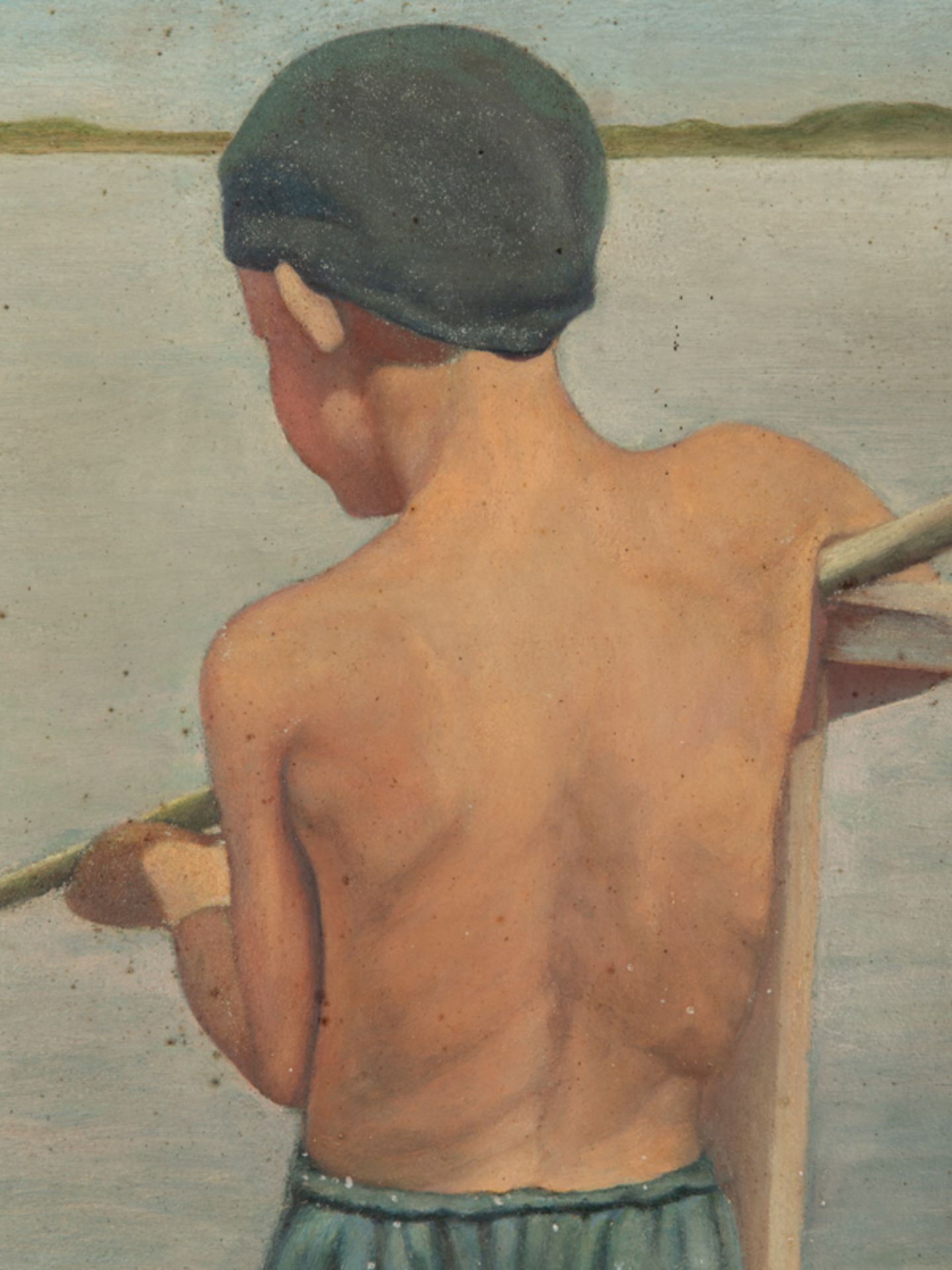 Ferencowicz, J. Öl auf Hartfaserplatte; 1937; koloristische Darstellung in opaken Farben; verlorenes - Image 2 of 4