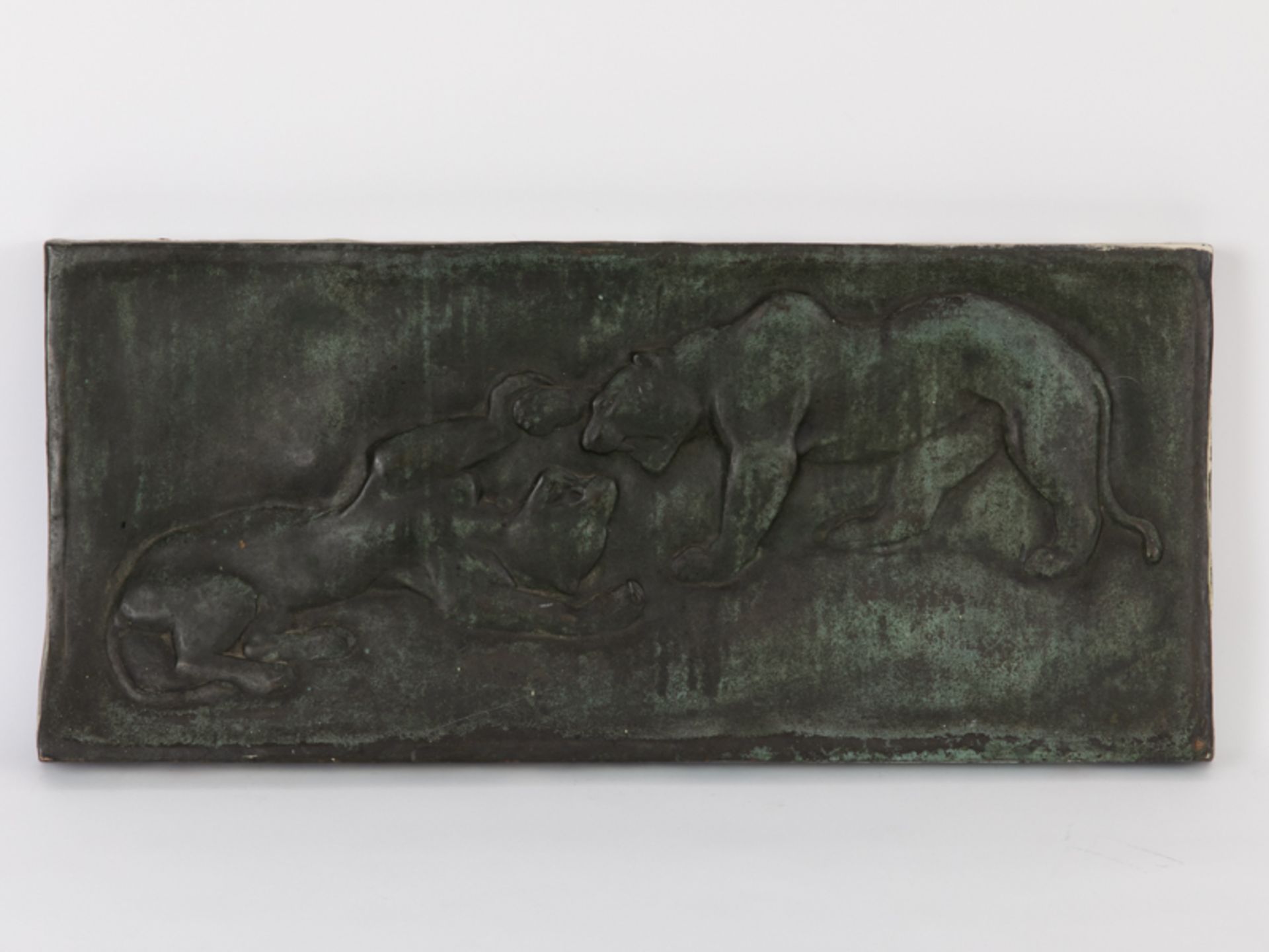 Harth, Philipp (1887 - 1968) Bronze: Gewicht: ca. 13,72 Kg; "Spielende Jaguare" zwischen 1931 und