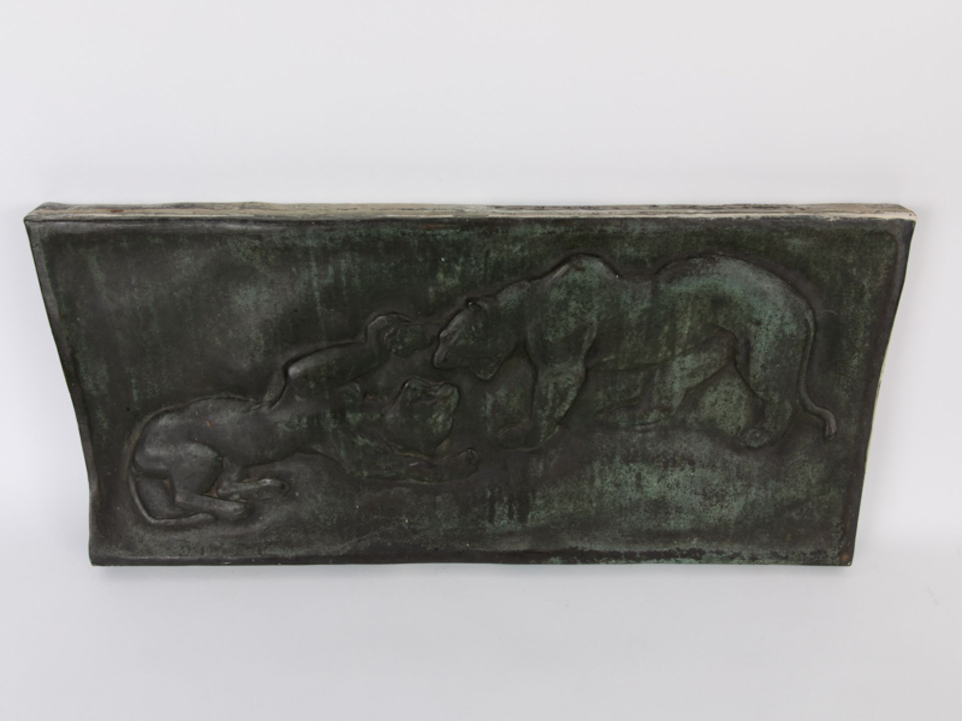 Harth, Philipp (1887 - 1968) Bronze: Gewicht: ca. 13,72 Kg; "Spielende Jaguare" zwischen 1931 und - Image 3 of 4