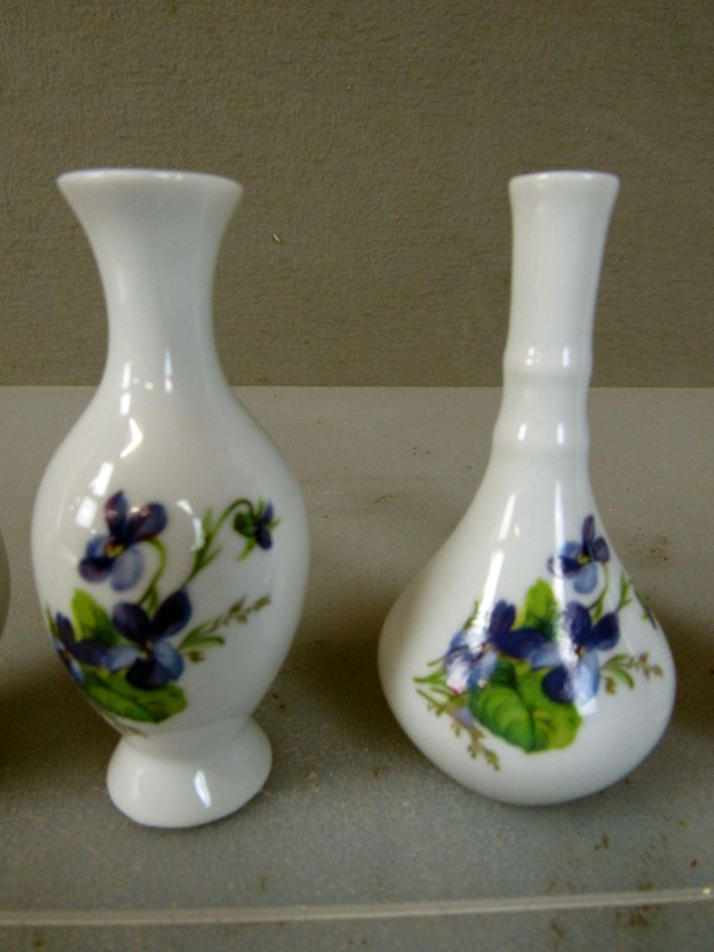 Vier Vasen klein Saxonie - Image 4 of 8