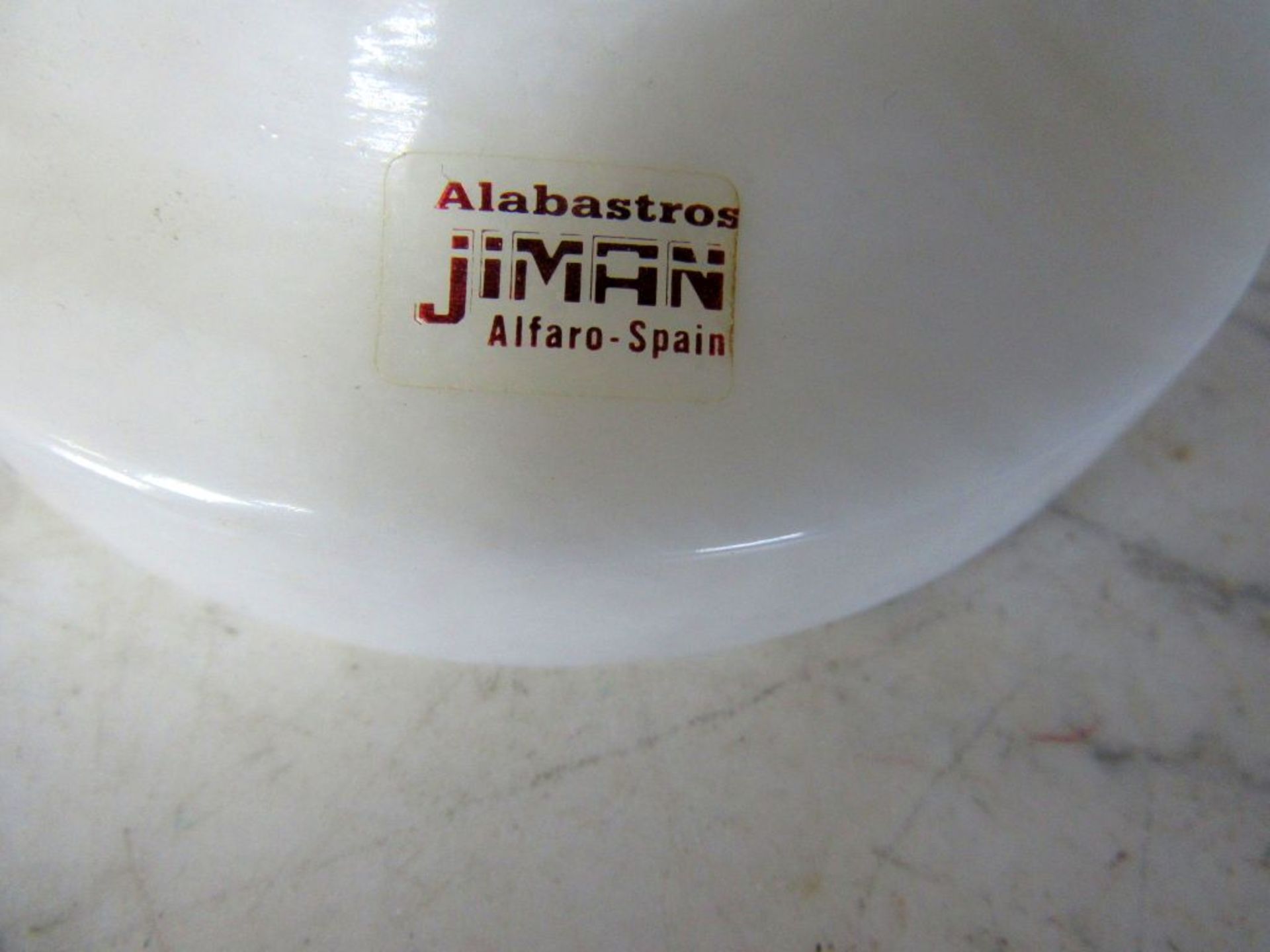 Tischlampe Alabaster 30 cm hoch - Image 4 of 7