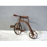 Antikes PuppenmÃ¶bel Metall Zweirad
