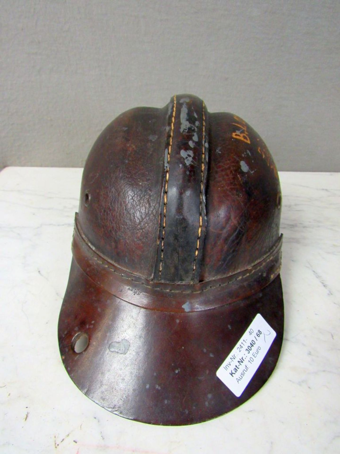 Antiker Bergbauhelm + zugehÃ¶rige - Bild 4 aus 10