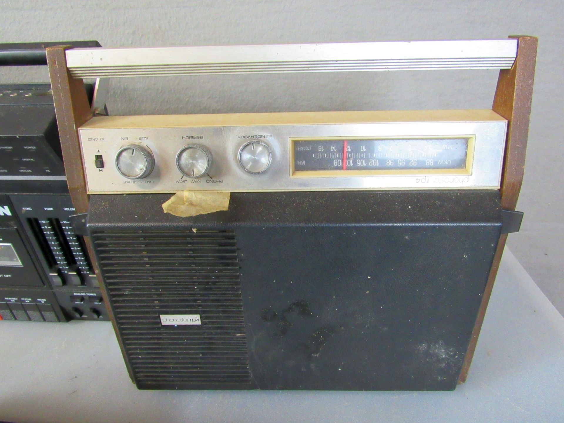 Konvolut Vintage Kofferradio Fernseher - Image 3 of 10
