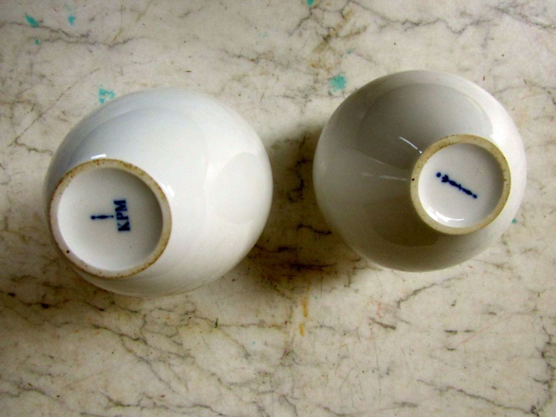 Zwei KPM Vasen 11cm und - Image 5 of 5