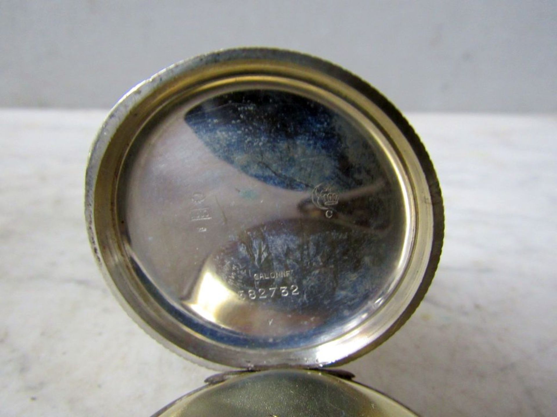 Antike Taschenuhr 800er Silber ca.46mm - Bild 7 aus 9