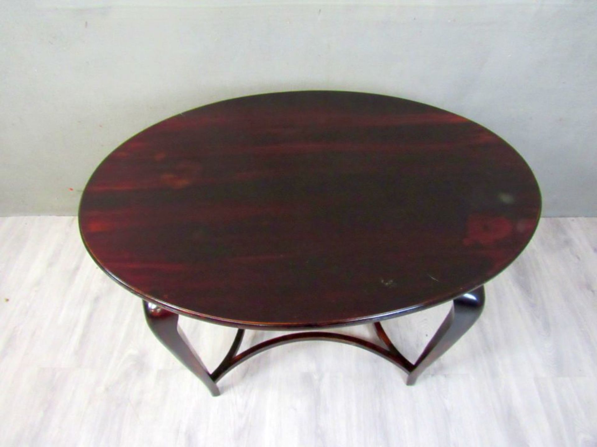 Kleiner ovaler Tisch antik ca.99cm - Image 2 of 8
