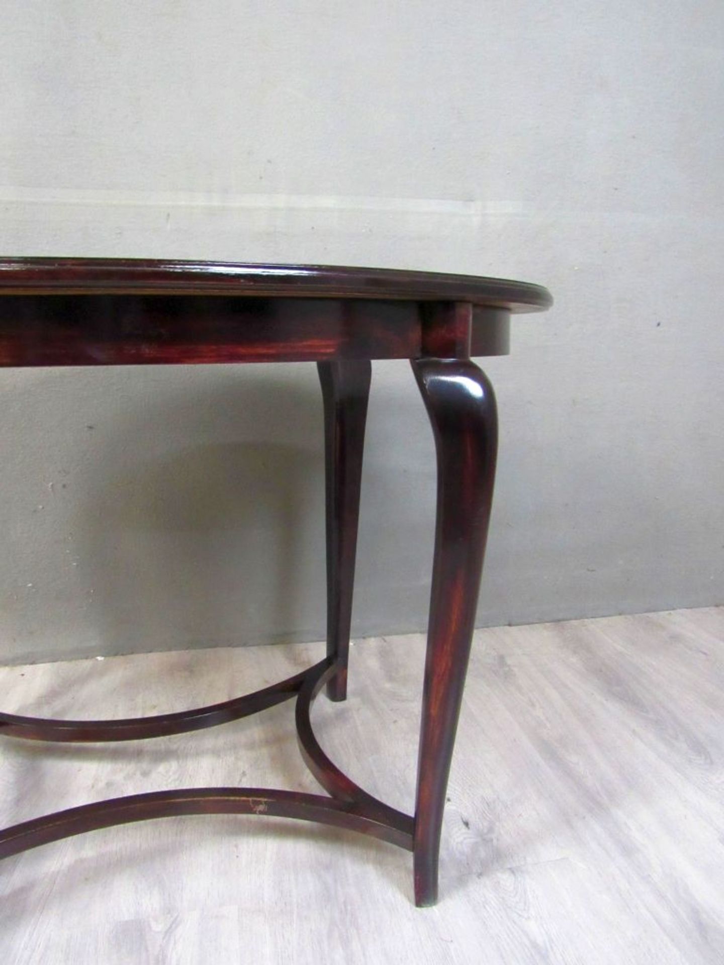 Kleiner ovaler Tisch antik ca.99cm - Image 4 of 8