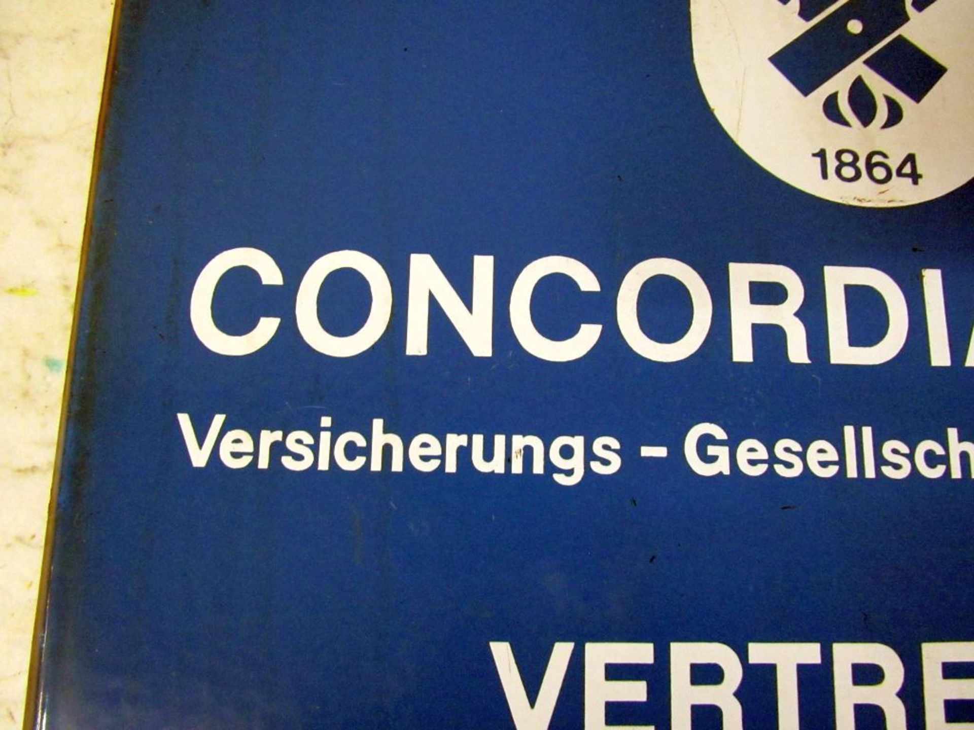 Emailleschild Concordia Versicherungen - Image 4 of 7