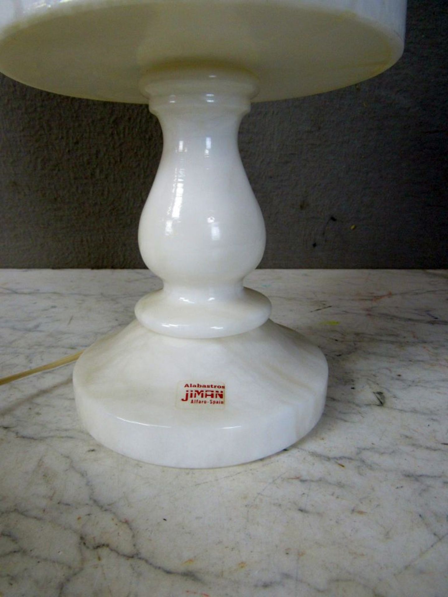 Tischlampe Alabaster 30 cm hoch - Image 3 of 7