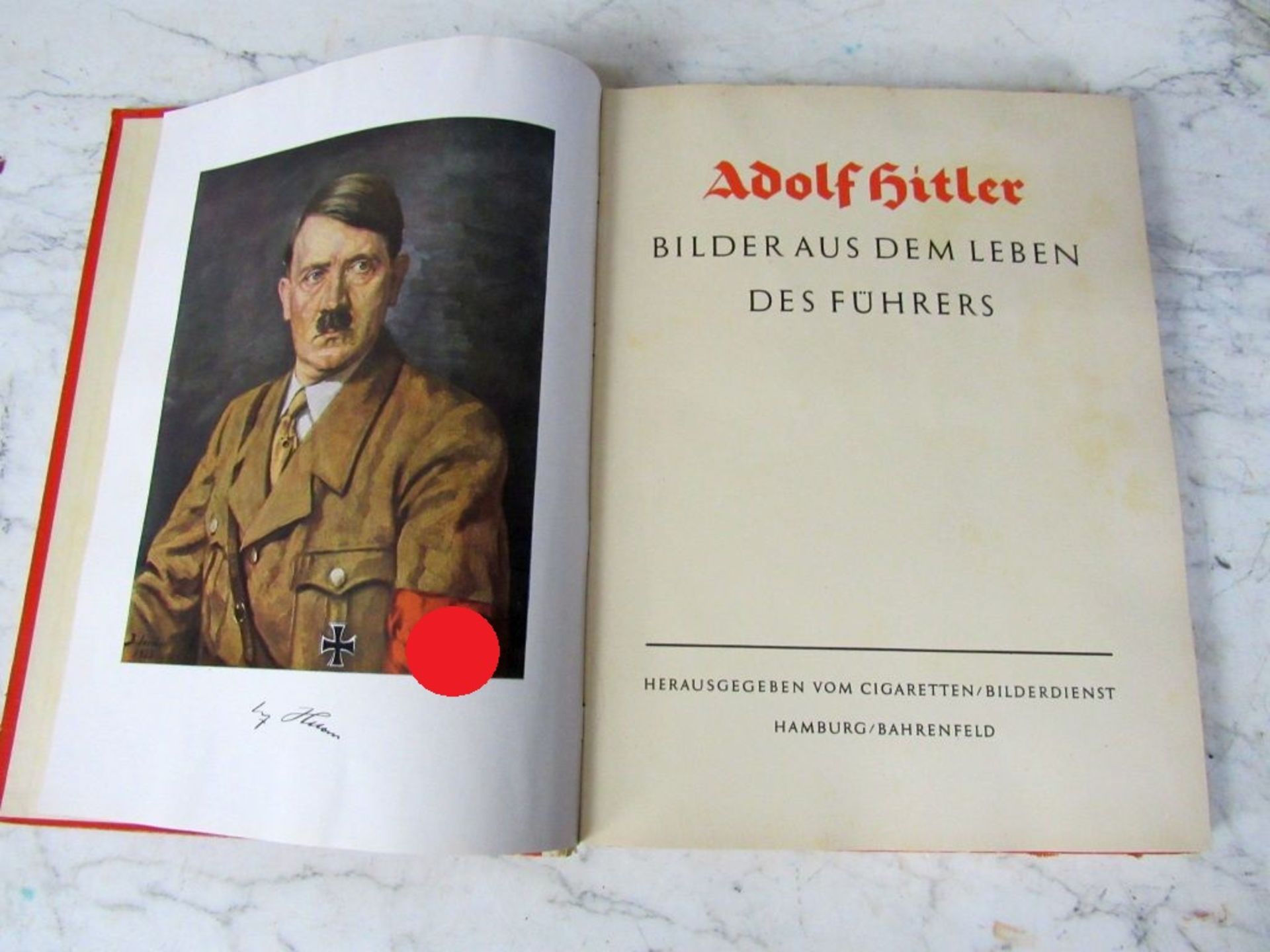 Sammelbilderalbum Adolf Hitler - Image 2 of 8