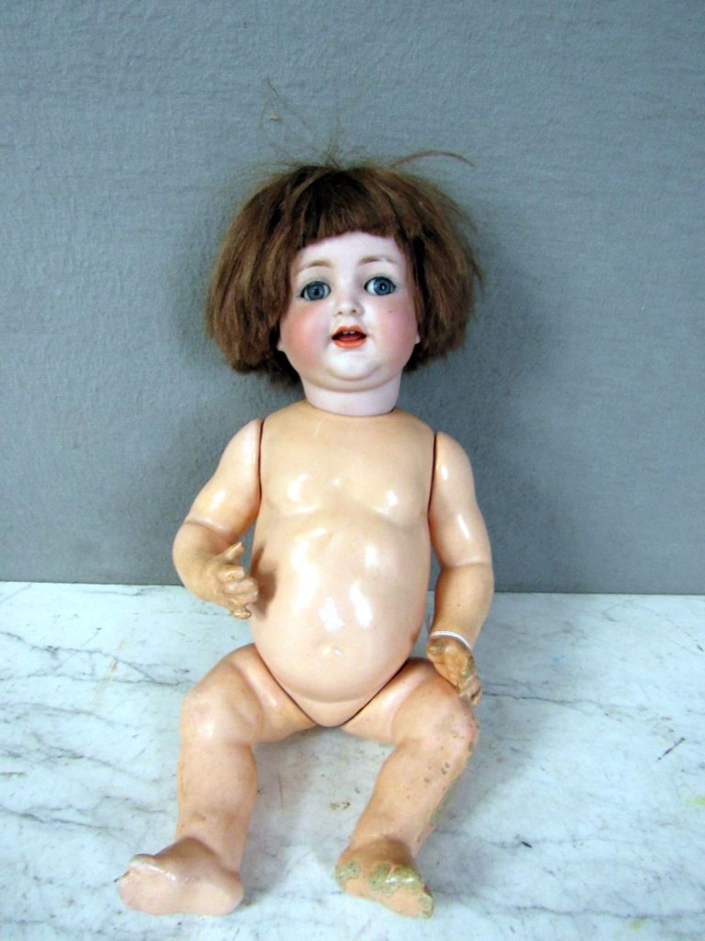 Puppe Porzellankopf gemarkt