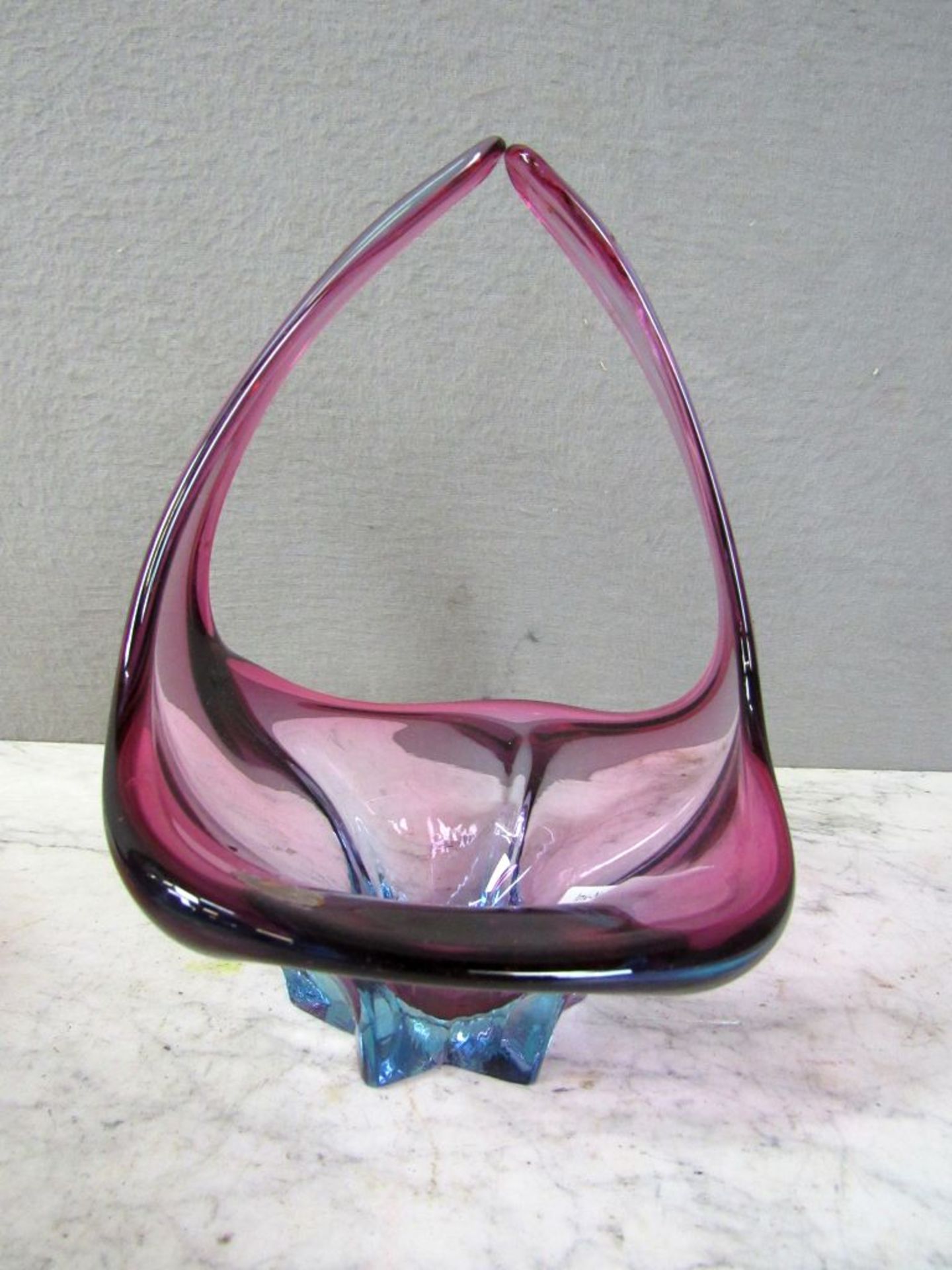 Murano Glasschale gelabelt + Beigabe - Image 3 of 8