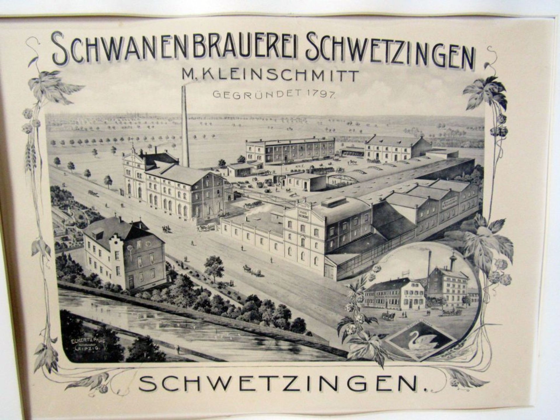 Grafik Reklame Schwanenbrauerei