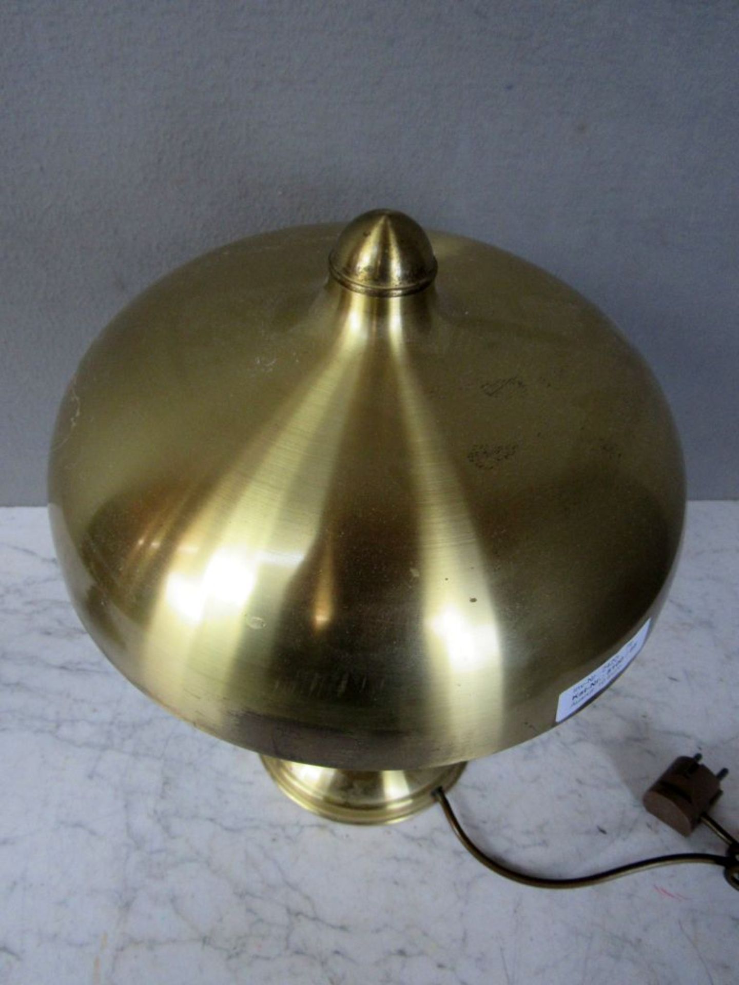 Tischlampe in Art Deco Manier Messing - Image 2 of 5