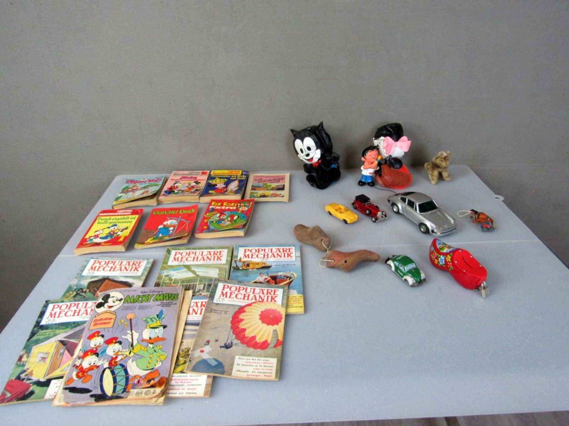 Vintage Konvolut Spielzeug Reklame und