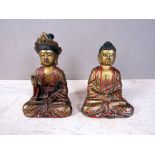 2 antike buddhistische Figuren, Buddha