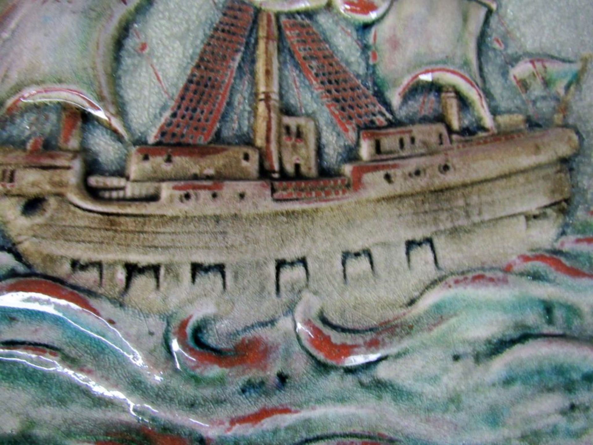 Wandplatte Keramik lasiert Karlsruher - Image 2 of 8